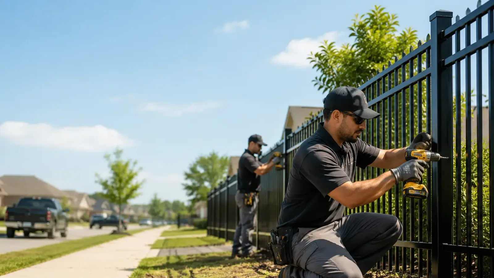 Metal Fence Installation in Medford, MA